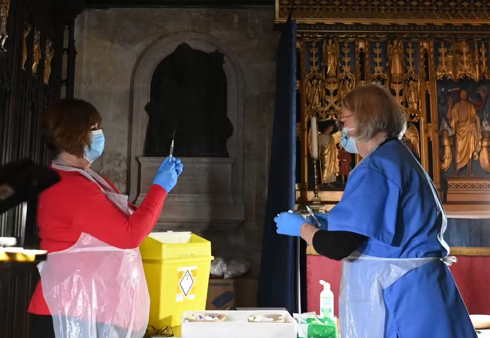 Vaccinations in place of worship