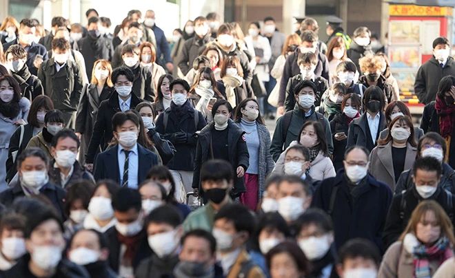 People wearing facemasks